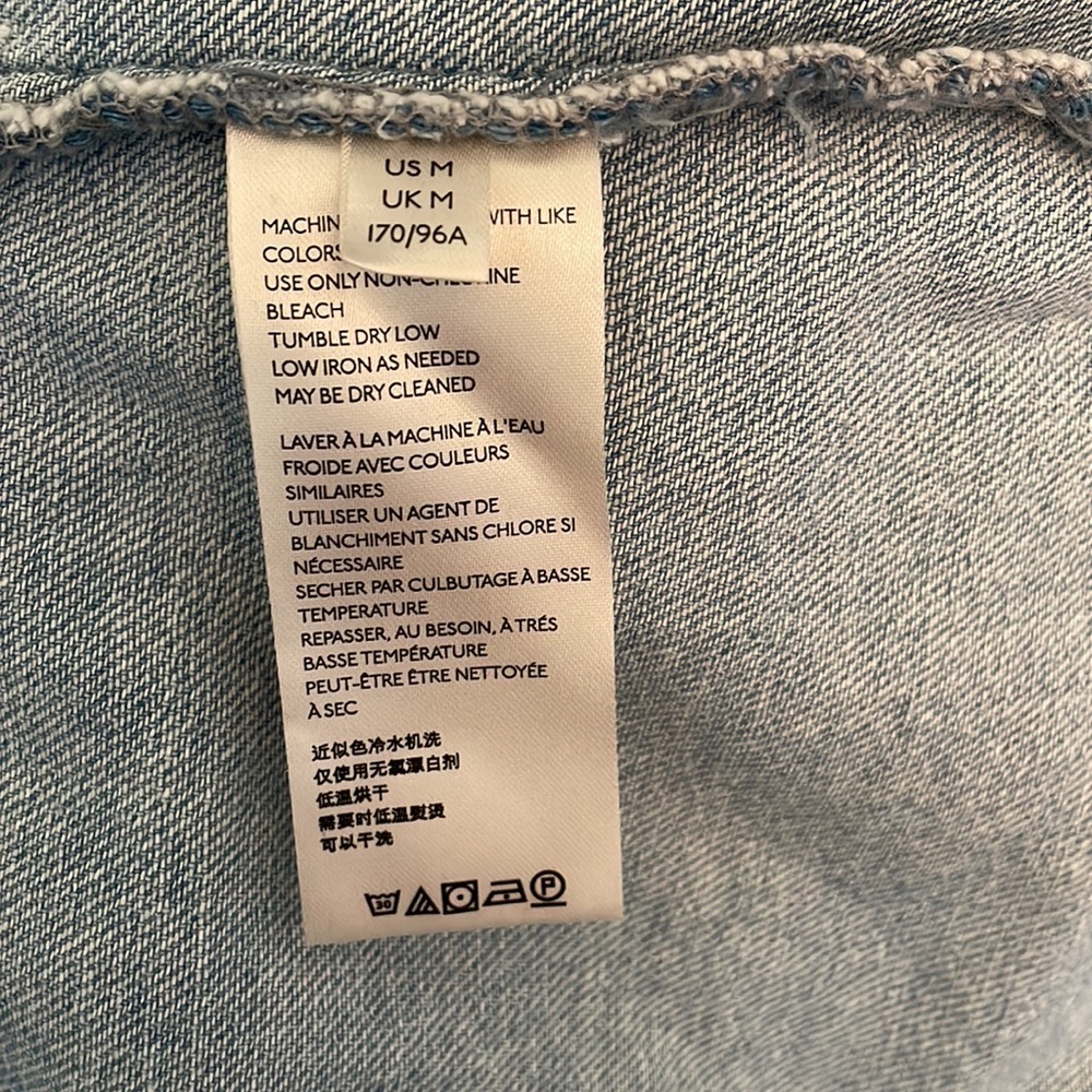 Free People Light Blue Denim Mini Dress - Picture 6 of 8